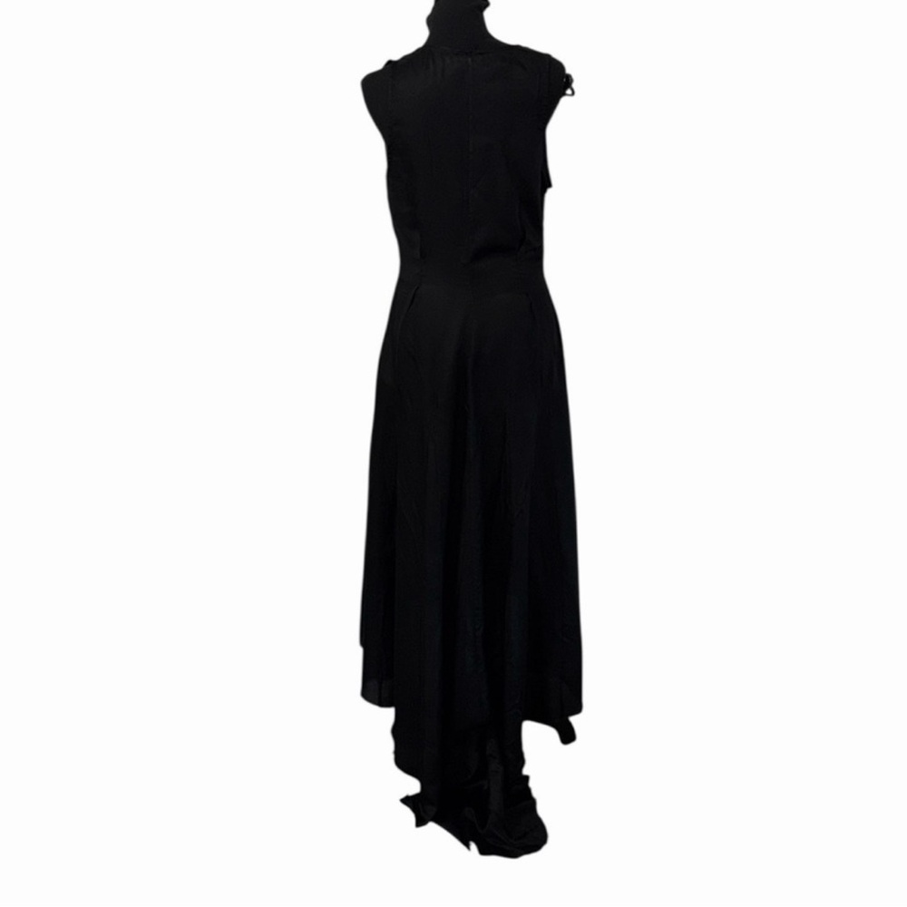 Ann Demeulemeester Black Silk Blend Hi-lo
Hem Maxi Dress(Size 40) - Picture 6 of 10